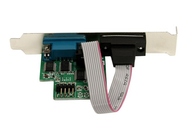 StarTech.com Adaptador Interno USB a 2 Puertos Serie RS-232 con Bracket - Conectividad DB9 para Equipos Industriales, Compatible con Windows, macOS, Linux