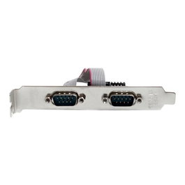 StarTech.com Adaptador Interno USB a 2 Puertos Serie RS-232 con Bracket - Conectividad DB9 para Equipos Industriales, Compatible con Windows, macOS, Linux
