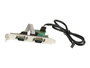 StarTech.com Adaptador Interno USB a 2 Puertos Serie RS-232 con Bracket - Conectividad DB9 para Equipos Industriales, Compatible con Windows, macOS, Linux