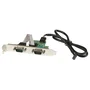 StarTech.com Adaptador de placa base USB a 2 puertos serie RS-232 DB9
