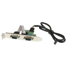 StarTech.com Adaptador Interno USB a 2 Puertos Serie RS-232 con Bracket - Conectividad DB9 para Equipos Industriales, Compatible con Windows, macOS, Linux