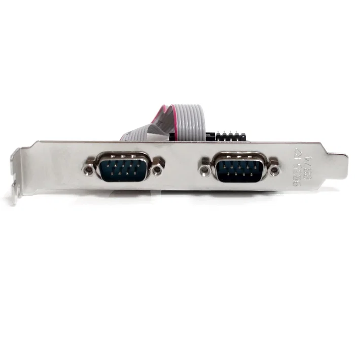 StarTech.com Adaptador de placa base USB a 2 puertos serie RS-232 DB9