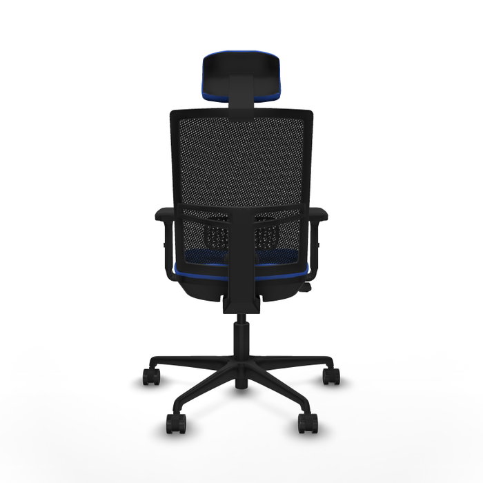 PIQUERAS Y CRESPO Silla de oficina Yunquera con mecanismo Sincro/Traslack Azul y Negro PIQUERAS Y CRESPO Silla de oficina Yunquera con mecanismo Sincro/Traslack Azul y Negro