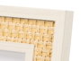 Giftdecor Portafotos Natural Cuerda 20 x 25 cm Blanco y Natural Madera (MDF) (Set de 12)