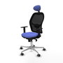 PIQUERAS Y CRESPO Silla de oficina Jorquera Azul claro y Negro