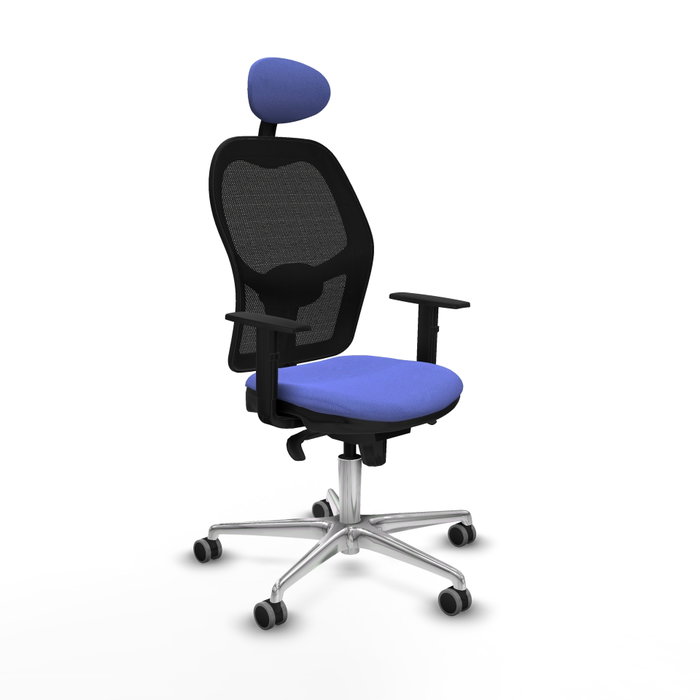 PIQUERAS Y CRESPO Silla de oficina Jorquera Azul claro y Negro PIQUERAS Y CRESPO Silla de oficina Jorquera Azul claro y Negro