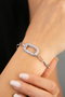 Heliophilia Silver Pulsera CBL9343 Metal con Circonitas Color Plata 20 cm