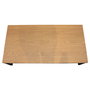 Home Deco Factory Mesa De Centro, Mobilier Design, con estructura de acero y tablero de contrachapado melamina, 120x60x30 cm