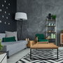 Home Deco Factory Mesa De Centro, Mobilier Design, con estructura de acero y tablero de contrachapado melamina, 120x60x30 cm