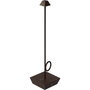 Broggi Design Lampada Bugia corten recargable marrón