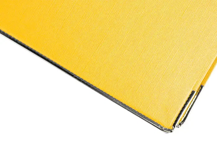 Liderpapel Archivador de palanca forrado PVC Amarillo 75mm Folio