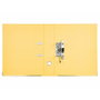 Liderpapel Archivador de Palanca Forrado PVC Amarillo 75mm