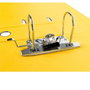 Liderpapel Archivador de Palanca Forrado PVC Amarillo 75mm