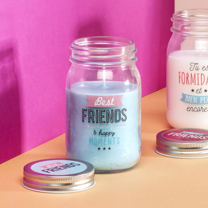 The Concept Factory Tarro con Vela Best Friends The Concept Factory Tarro con Vela Best Friends