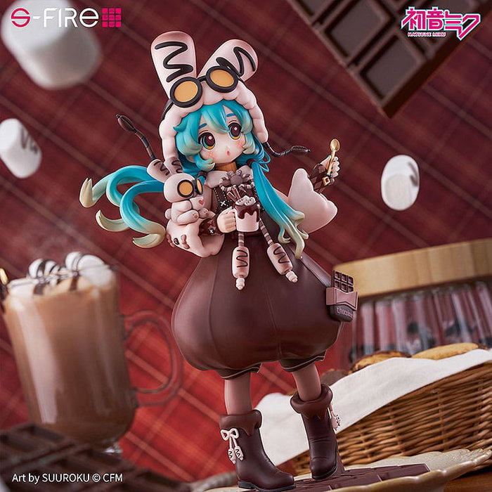 Sega Hatsune Miku Marshmallow Hot Cocoa Estatua PVC Sega Hatsune Miku Marshmallow Hot Cocoa Estatua PVC