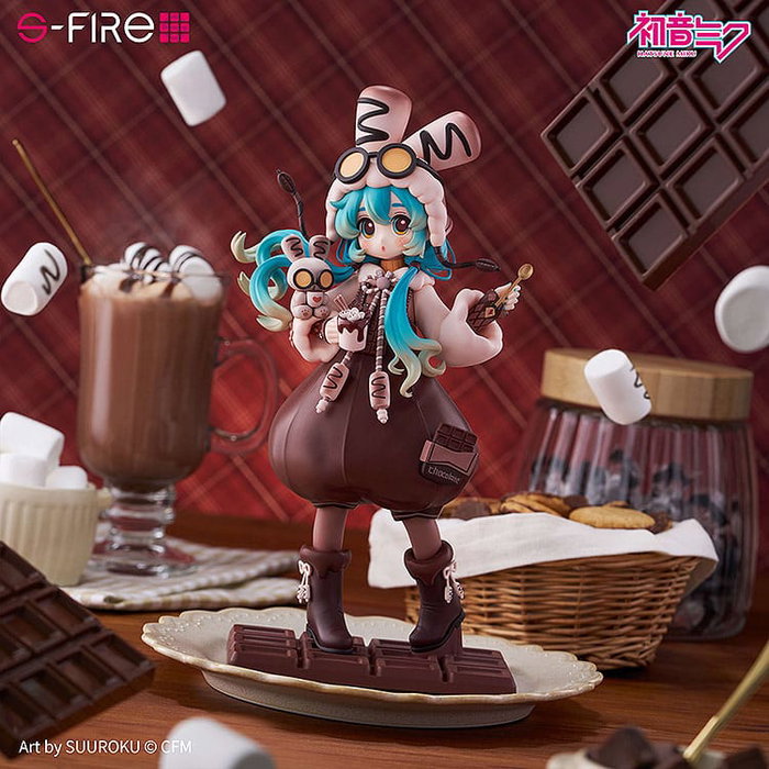 Sega Hatsune Miku Marshmallow Hot Cocoa Estatua PVC Sega Hatsune Miku Marshmallow Hot Cocoa Estatua PVC
