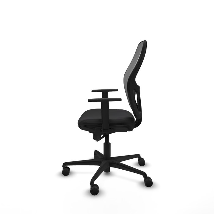 PIQUERAS Y CRESPO Silla de oficina Jorquera con mecanismo Sincro, negro y gris PIQUERAS Y CRESPO Silla de oficina Jorquera con mecanismo Sincro, negro y gris