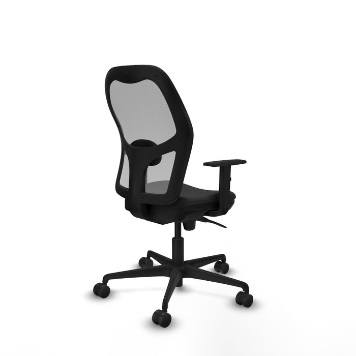 PIQUERAS Y CRESPO Silla de oficina Jorquera con mecanismo Sincro, negro y gris PIQUERAS Y CRESPO Silla de oficina Jorquera con mecanismo Sincro, negro y gris