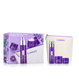 Clinique Smart Clinical Repair Sérum Corrector de Arrugas con CL1870 Laser Focus Complex™ - Set 4 pz con Sérum 30ml, Crema 15ml y Contorno de Ojos 5ml