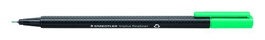 Rotulador Fibra Staedtler 334 Triplus Fineliner Verde Esmeralda (Set de 10)