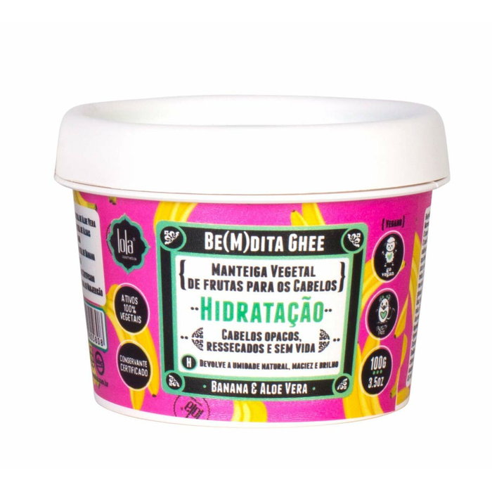 Lola Cosmetics Mascarilla Hidratante de Ghee y Plátano con Aloe Vera 100 gr Lola Cosmetics Mascarilla Hidratante de Ghee y Plátano con Aloe Vera 100 gr