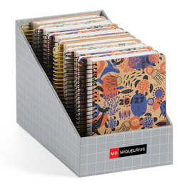 Agenda Escolar (2026-27) Miquelrius Catalan Recycled Espiral Tapa Extra Activa 8º 117X174 S/V Apais. Assortiment Expositor De 16