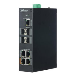Dahua DH-PFS3409-4GT-V2 Switch Industrial L2 4 Puertos Ethernet +1 Uplink Gigabit + 4 SFP Negro