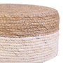Home Deco Factory Taburete Mirage Beige Trenzado D.30 cm H.43 cm