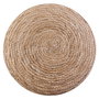Home Deco Factory Taburete Mirage Beige Trenzado D.30 cm H.43 cm