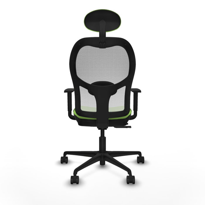 PIQUERAS Y CRESPO Silla de oficina Jorquera Sincro/Traslack Pistacho y Blanco