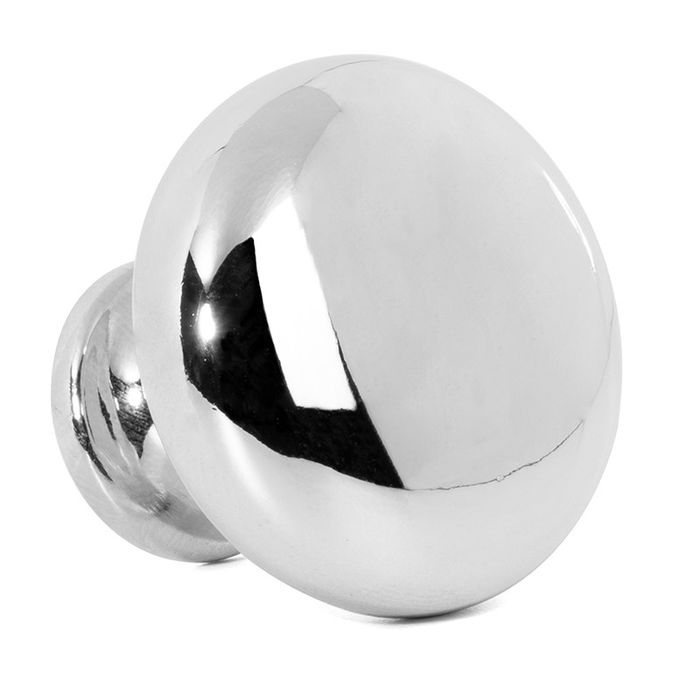 Viefe Pomo Zamak Modelo Duke Ø31 Cromo, Níquel Cepillado y Latón Cepillado Mate