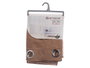 Giftdecor Cortina Visillo Marron 140 x 260 cm (Set de 6)