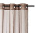 Giftdecor Cortina Visillo Marron 140 x 260 cm (Set de 6)