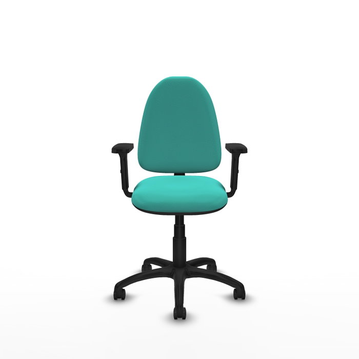 PIQUERAS Y CRESPO Silla de oficina Aýna Turquesa con Brazos 2D PIQUERAS Y CRESPO Silla de oficina Aýna Turquesa con Brazos 2D