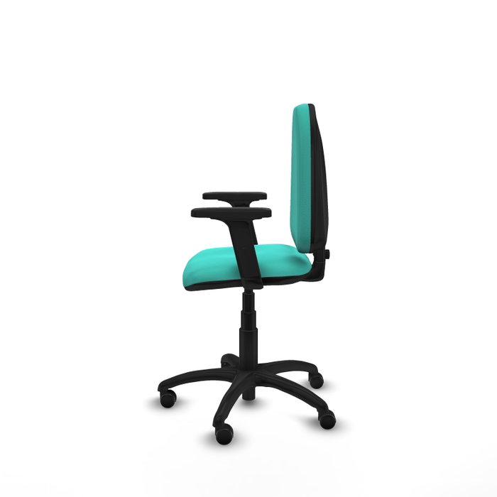 PIQUERAS Y CRESPO Silla de oficina Aýna Turquesa con Brazos 2D PIQUERAS Y CRESPO Silla de oficina Aýna Turquesa con Brazos 2D