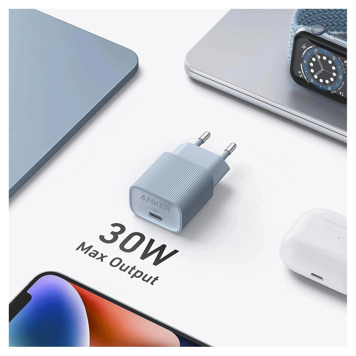 Anker 511 Nano Cargador 30 W USB-C Negro