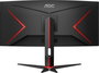 AOC CU34G2XP/BK Monitor Gaming Curvo 34 pulg WQHD 180Hz VA