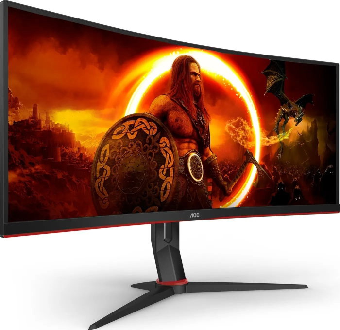AOC CU34G2XP/BK Monitor Gaming Curvo 34 pulg WQHD 180Hz VA AOC CU34G2XP/BK Monitor Gaming Curvo 34 pulg WQHD 180Hz VA