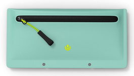 CARCHIVO Portatodo Do Not Cross Slim Case con Orificios Mint (Compatible con A4) - Set de 3