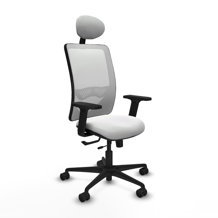 PIQUERAS Y CRESPO Silla de oficina Zulema Blanca con Mecanismo Sincro/Traslack PIQUERAS Y CRESPO Silla de oficina Zulema Blanca con Mecanismo Sincro/Traslack