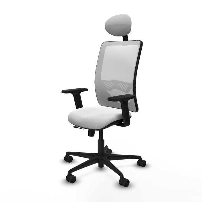 PIQUERAS Y CRESPO Silla de oficina Zulema Blanca con Mecanismo Sincro/Traslack PIQUERAS Y CRESPO Silla de oficina Zulema Blanca con Mecanismo Sincro/Traslack