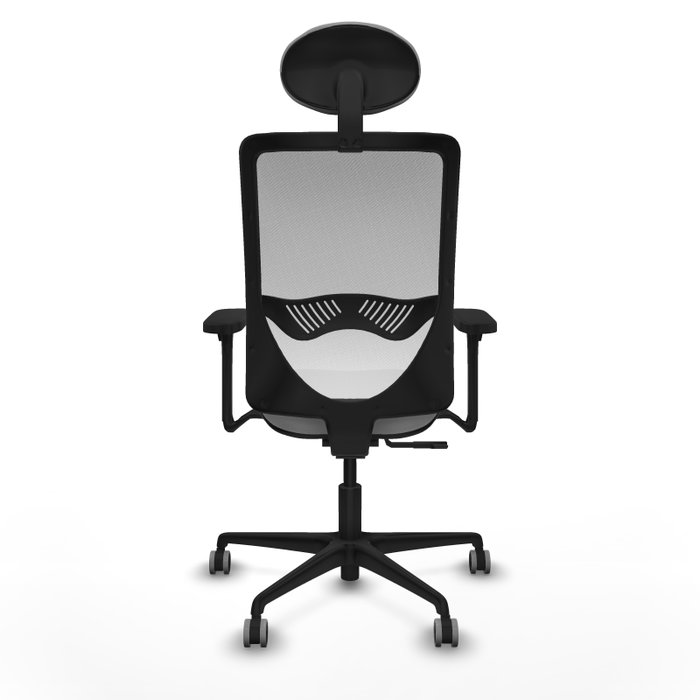 PIQUERAS Y CRESPO Silla de oficina Zulema con mecanismo Sincro, Gris claro y Blanco PIQUERAS Y CRESPO Silla de oficina Zulema con mecanismo Sincro, Gris claro y Blanco