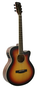 Guitarra Acústica Daytona Mini Jumbo Sombreada