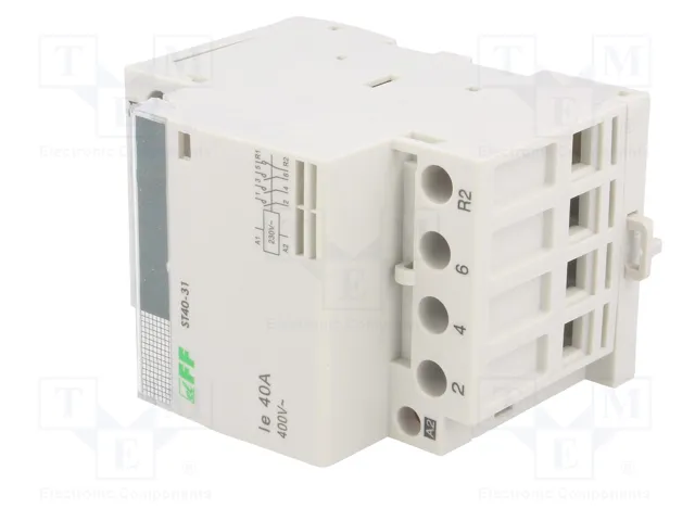 F&F ST40-31 Contactor 4-polar de instalación 40A 230VAC