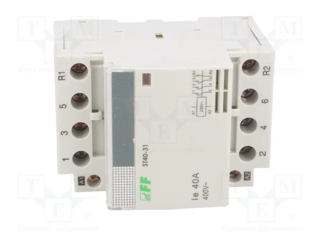 F&F ST40-31 Contactor 4-polar de instalación 40A 230VAC
