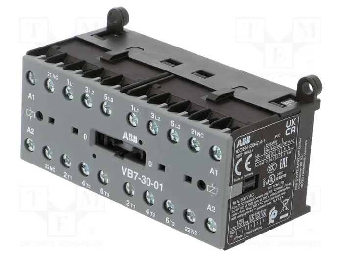 ABB Contactor Reversible VB7 24VAC 12A ABB Contactor Reversible VB7 24VAC 12A