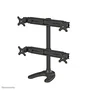 Neomounts FPMA-D700DD4 Soporte de Escritorio para 4 Monitores hasta 30'' (76 cm), Ajustable en Altura, Inclinación y Rotación, Compatible con VESA 75x75 y 100x100, Negro