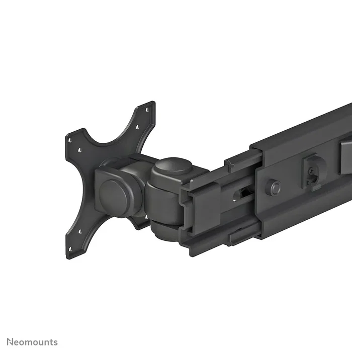 Neomounts FPMA-D700DD4 Soporte de Escritorio para 4 Monitores hasta 30'' (76 cm), Ajustable en Altura, Inclinación y Rotación, Compatible con VESA 75x75 y 100x100, Negro