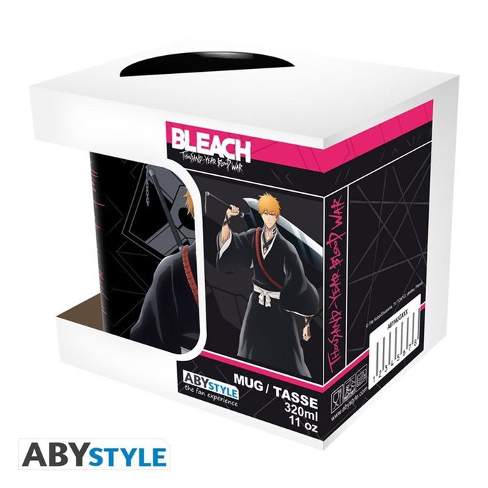 Abystyle Taza Bleach TYBW Ichigo vs Ishida - Taza de cerámica 320ml apta microondas y lavavajillas
