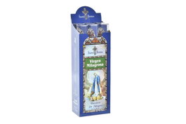 DKD Home Decor Set de 20 Varillas de Incienso Virgen Milagrosa Azul